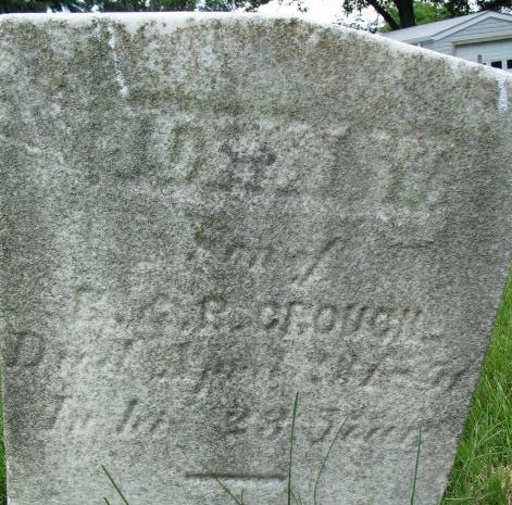 John Crouch tombstone
